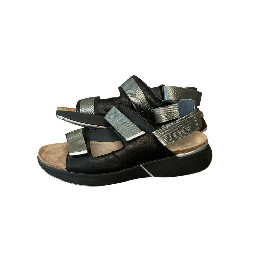 Naot Odyssey Sandal Black & gray  42  US  11 Adjustable Straps minimalist casual
